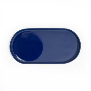 vide poche porcelaine bleu