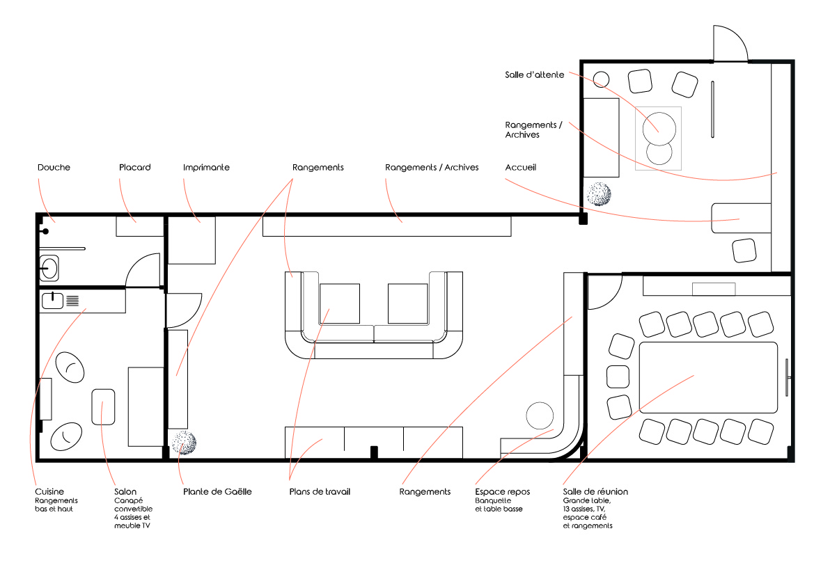 plan aménagement office notarial marseille