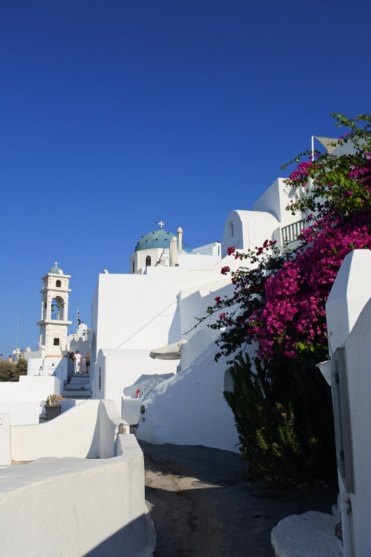 La ville de Fira à Santorin - Grèce