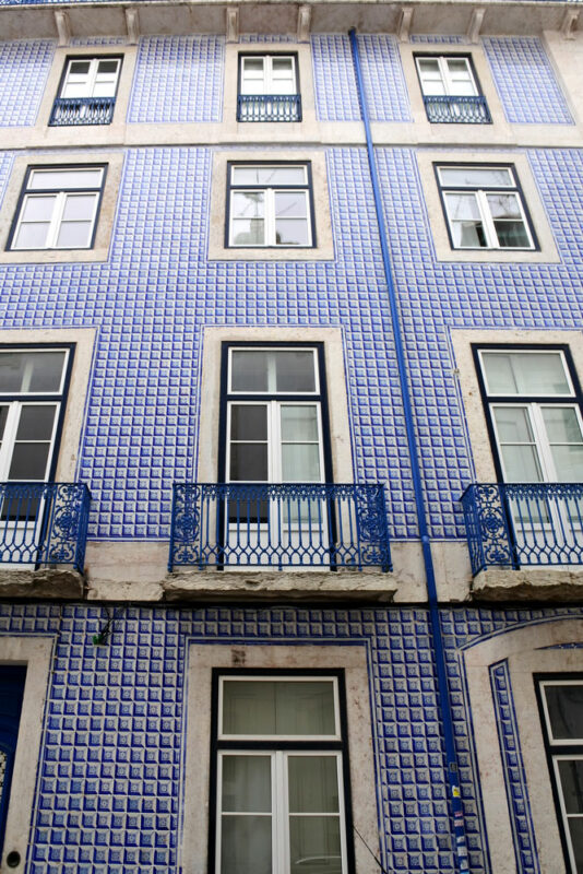 façade avec azulejos