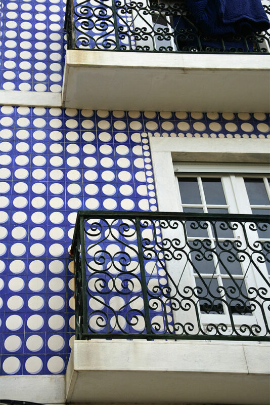 façade avec azulejos contemporains