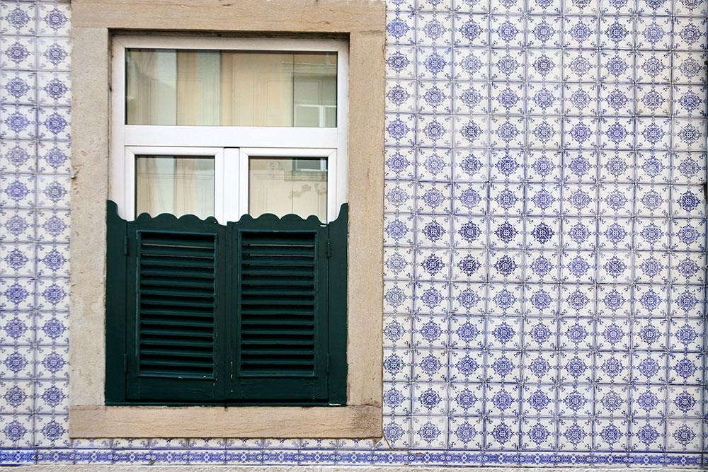 façade avec azulejos