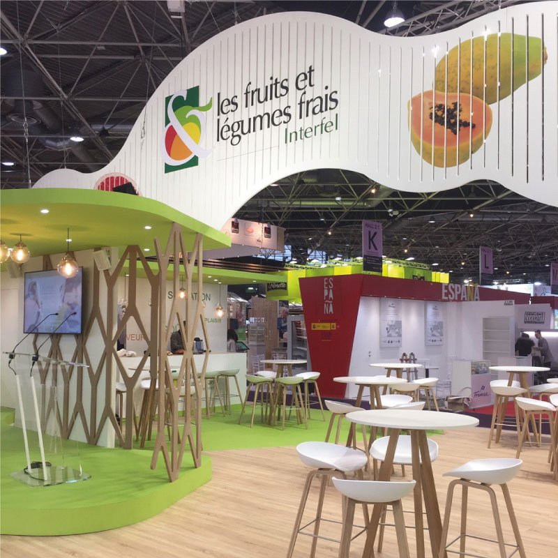 Stand interfel au salon Sirha